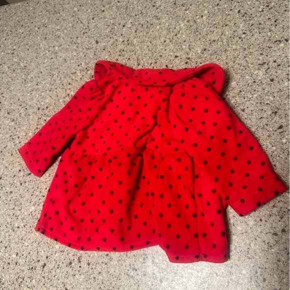 5/$20 Carter’s 3 month Red Polka Dot Coat - Picture 3 of 3
